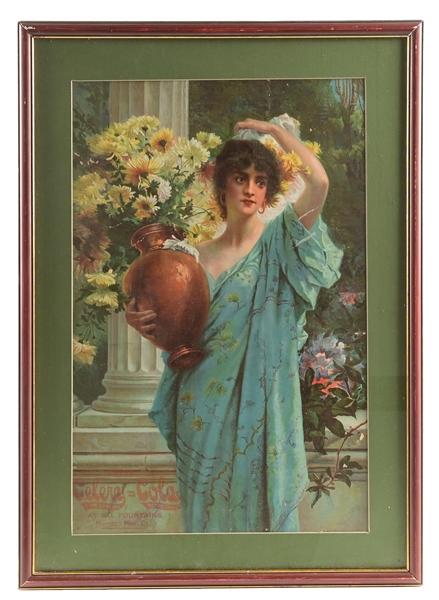 CELERY-COLA SIGN W/ WOMAN IN THE PLANTS GRAPHIC