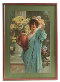 CELERY-COLA SIGN W/ WOMAN IN THE PLANTS GRAPHIC