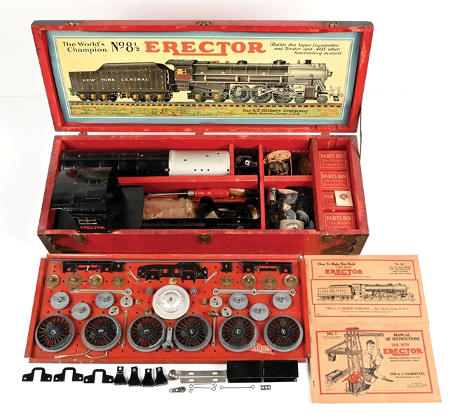 1930 #8-1/2 HUDSON AND TENDER ERECTOR SET 