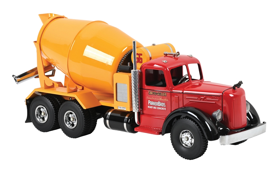 SMITH-MILLER PARKER BROS. RED/BLACK & YELLOW #66 CEMENT MIXER
