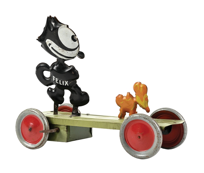 FELIX TIN TOY SCARCE GREEN-BASE VERSION