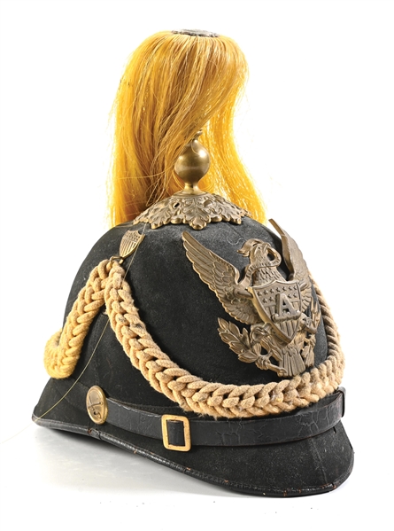 US INDIAN WARS MODEL 1881 DRESS HELMET.