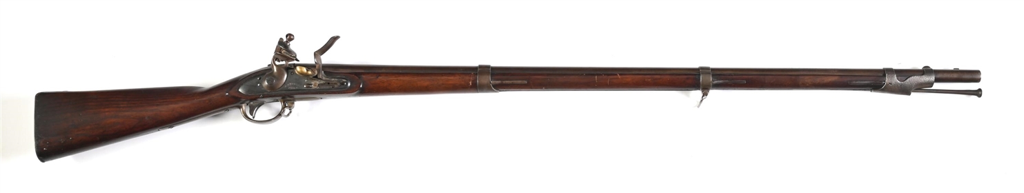 (A) WICKHAM MODEL 1816 FLINTLOCK MUSKET.