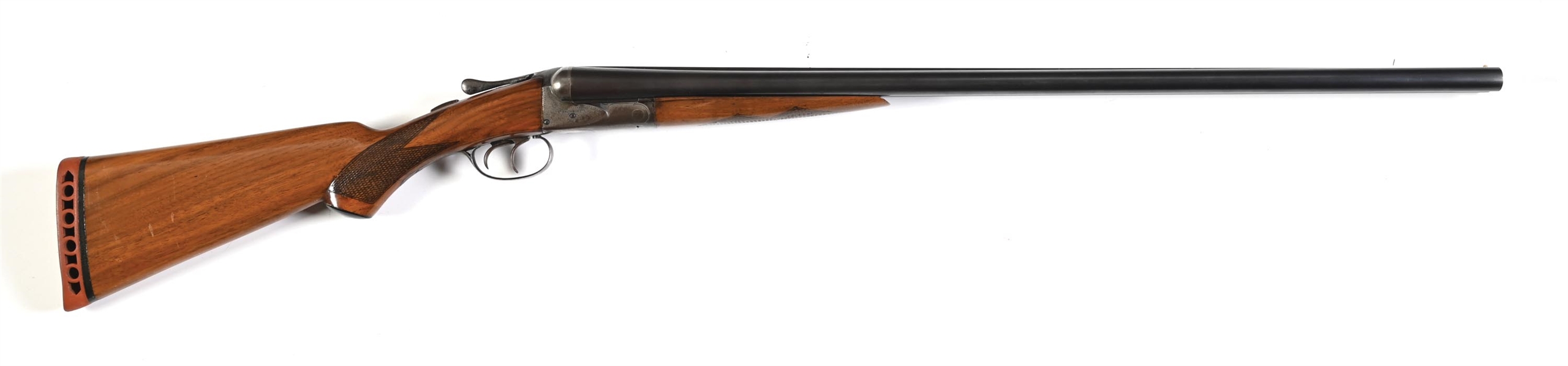 (A) AH FOX STERLINGWORTH 12 GAUGE SIDE BY SIDE SHOTGUN 