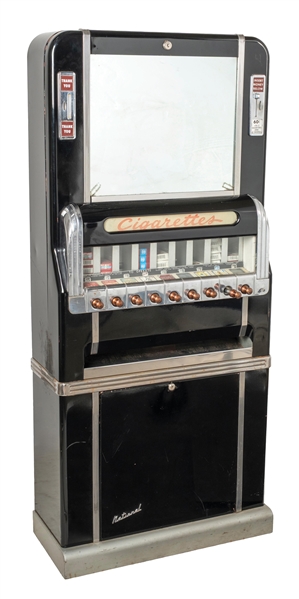 BLACK NATIONAL BRAND VENDING MACHINE 