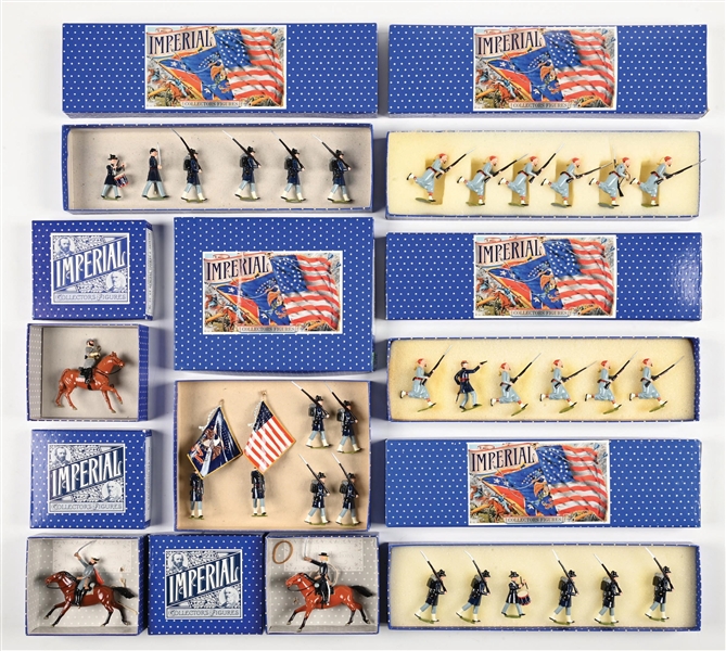 LOT OF 8: IMPERIAL AMERICAN CIVIL WAR SETS IN BOXES