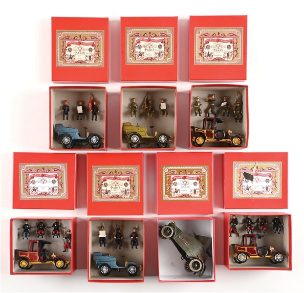 LOT OF 7: MIGNOT VARIOUS MILITARY VEHICLES