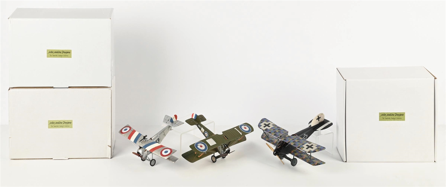 LOT OF 3: JOHN JENKINS KNIGHTS OF THE SKIES