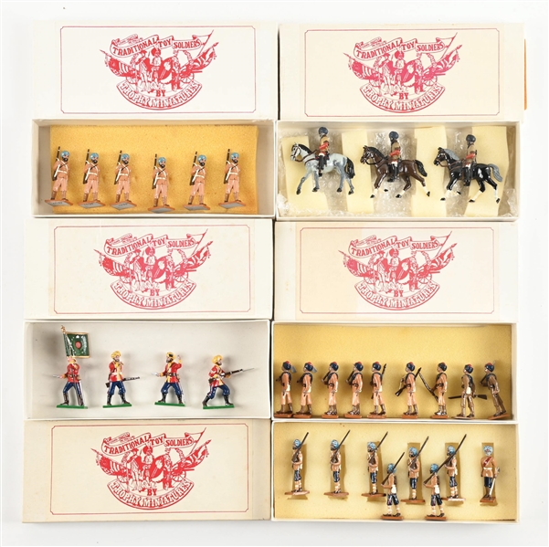 LOT OF 5: TROPHY MINIATURES INDIAN ARMY