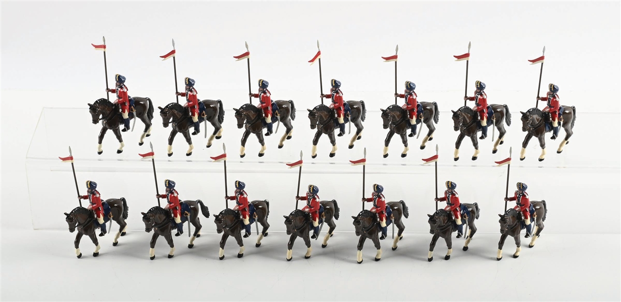 TROPHY MINIATURES INDIAN ARMY LANCERS AT THE WALK