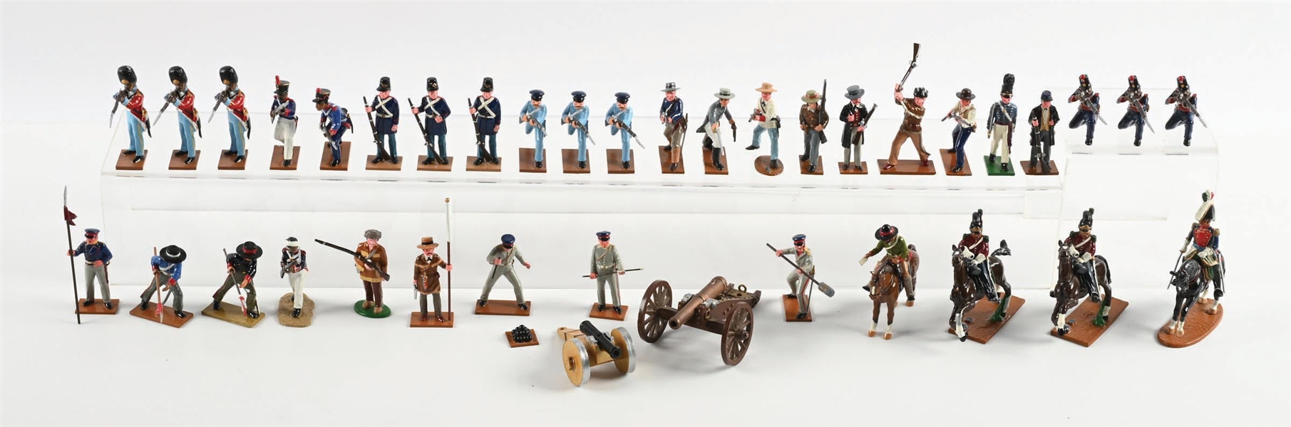 TROPHY MINIATURES REMEMBER THE ALAMO MEXICAN & DEFENDER FIGURES