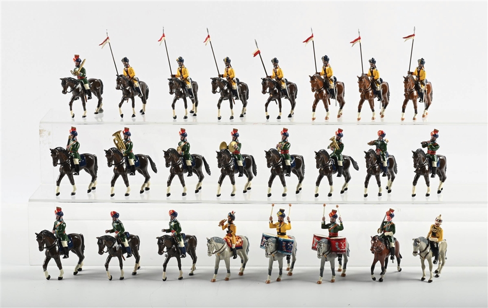 TROPHY MINIATURES SKINNERS HORSE LANCERS & INDIAN ARMY MOUNTED BAND