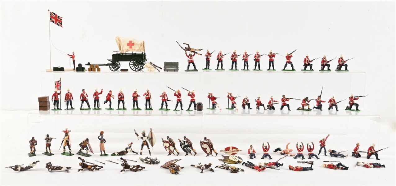 TROPHY MINIATURES ZULU WARS LOOSE FIGURE DIORAMA ASSORTMENT