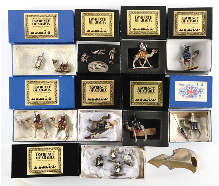 LOT OF 9: SOMERSET LTD. LAWRENCE OF ARABIA SETS IN BOXES