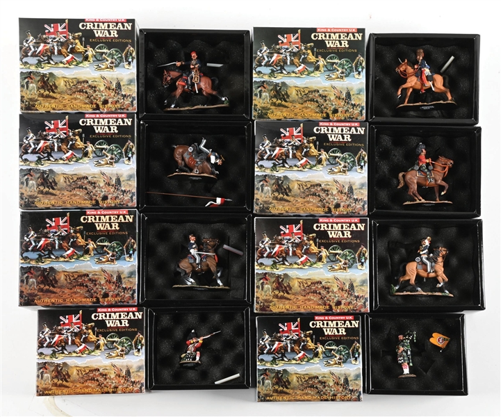 LOT OF 8: KING & COUNTRY CRIMEAN WAR FIGURES