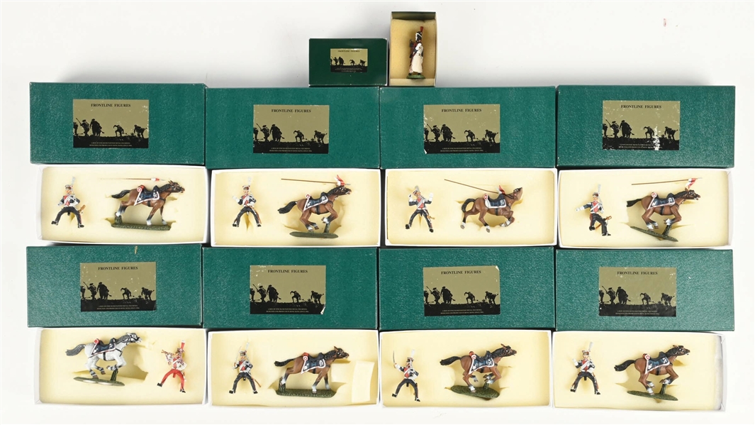 LOT OF 9: FRONTLINE FIGURES CONNOISSEUR RANGE NAPOLEONIC SETS IN BOXES