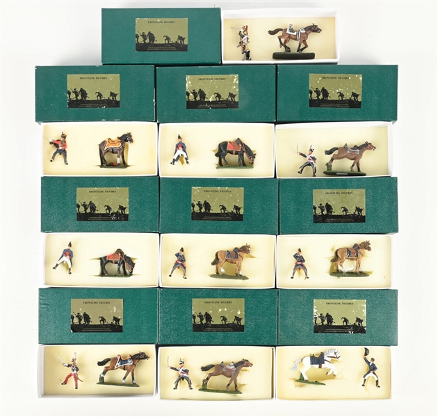 LOT OF 10: FRONTLINE CONNOISSEUR RANGE NAPOLEONIC WARS SETS IN BOXES