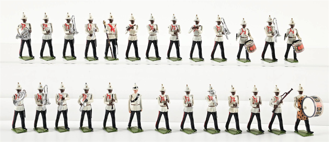 LOOSE SET BRITAINS BAHAMAS POLICE MARCHING BAND SET NO. 2186