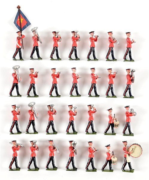 PRE-WAR W. BRITAINS SALVATION ARMY BAND SET NO. 1317