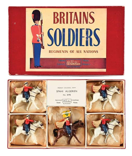W. BRITAINS NO. 2172 THE ALGERIAN SPAHI IN ORIGINAL