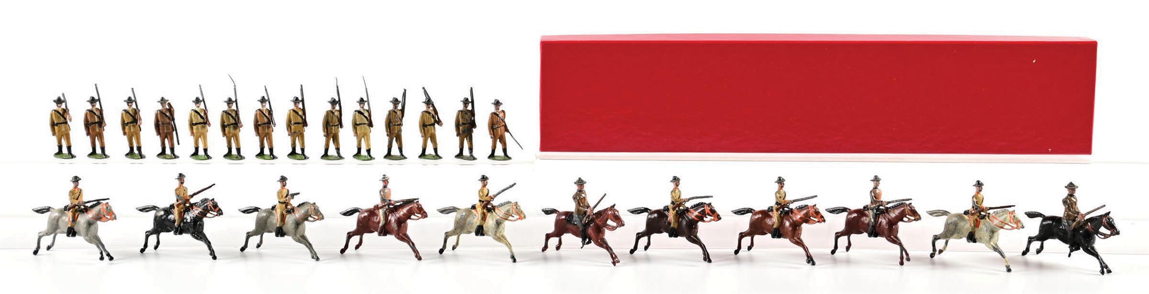 LOOSE W. BRITAINS BOER WAR CAVALRY & INFANTRY