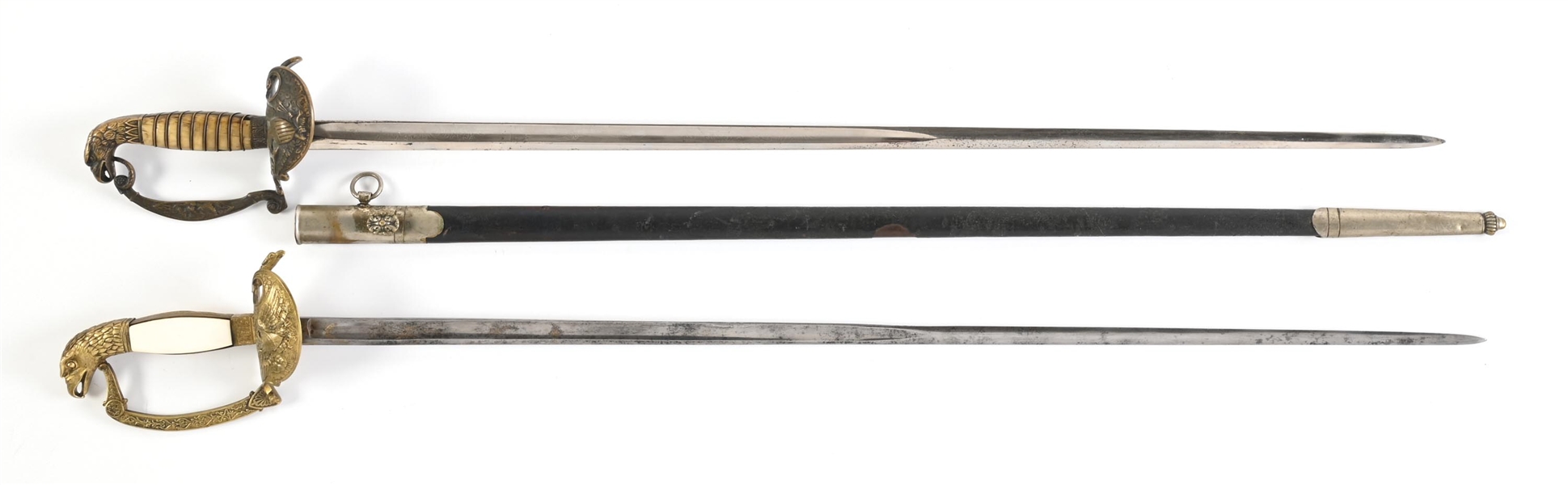 LOT OF 2: US FEDERAL PERIOD SWORDS.