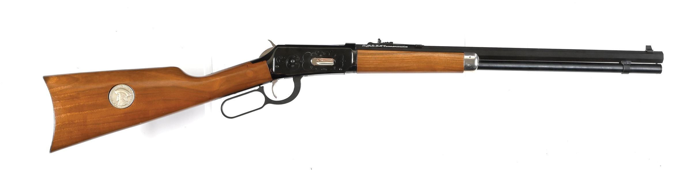 (C) WINCHESTER BUFFALO BILL COMMEMORATIVE MODEL 94 LEVER ACTION CARBINE WITH BOX