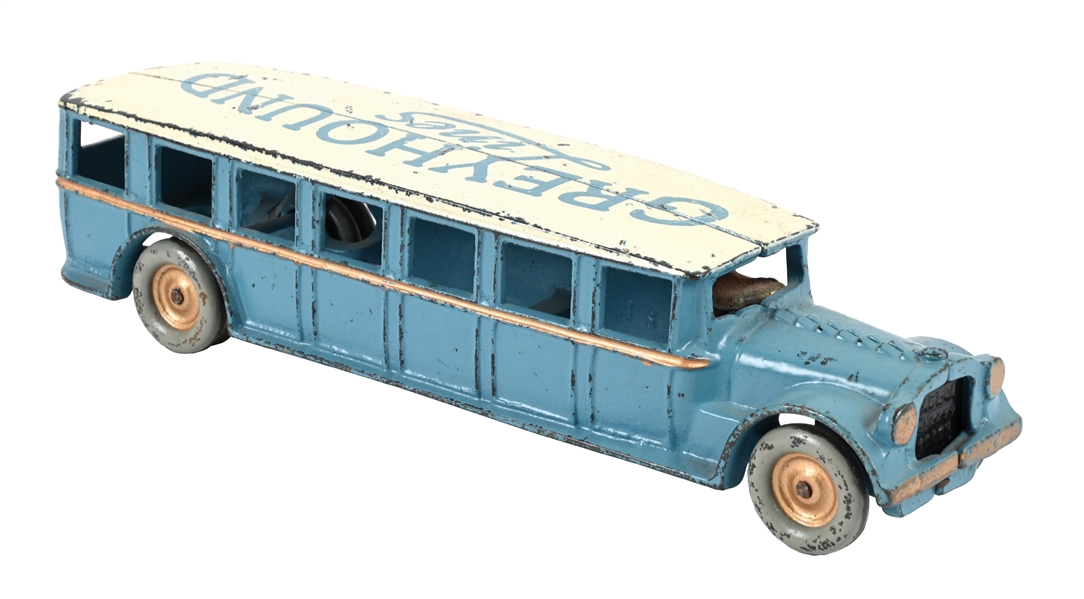 ARCADE MFG. CO., CAST IRON GREYHOUND LINES BUS