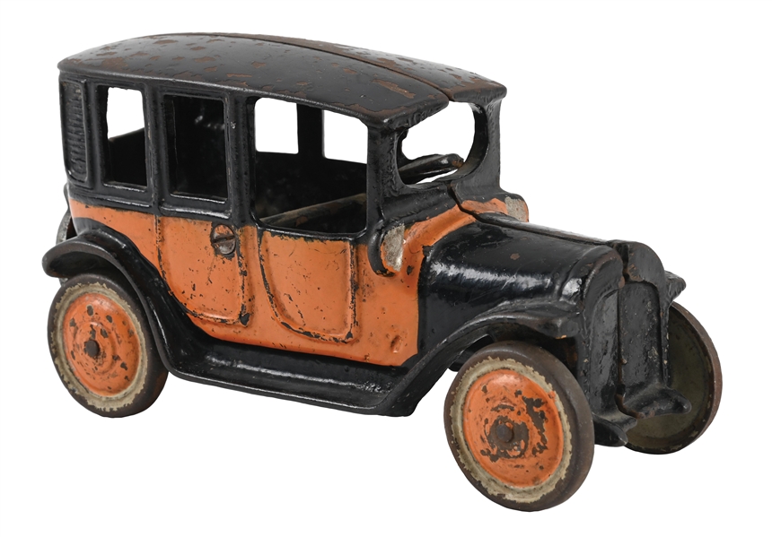 FREIDAG MANUFACTURING CO. CAST-IRON TAXICAB NO. 4536