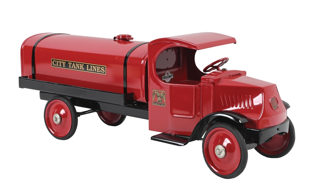 STEELCRAFT CITY TANK LINES PRESSED STEEL MACK TANKER TRUCK