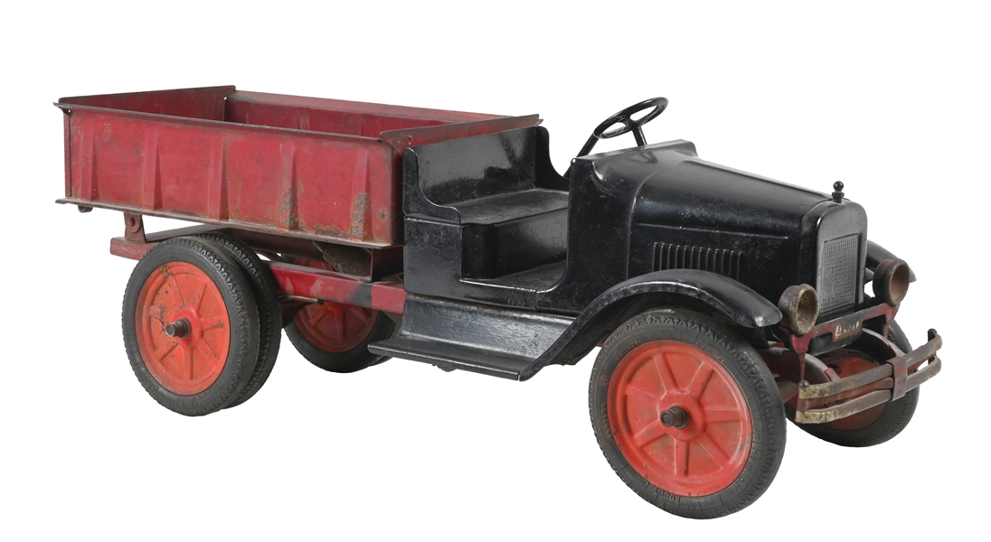 BUDDY "L" PRESSED STEEL TOY DUMP TRUCK