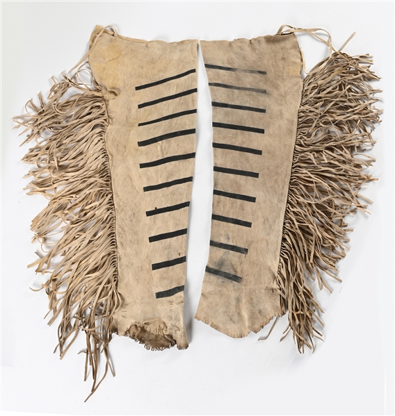 A PAIR OF COMANCHE LEGGINGS