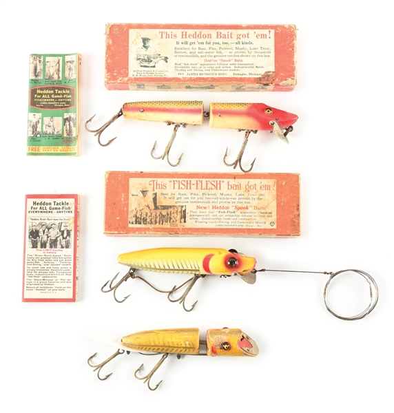 THREE HEDDON WEST COAST BAITS