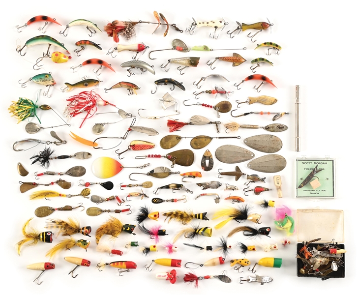 HUGE GROUP OF SPINNING & FLYROD LURES