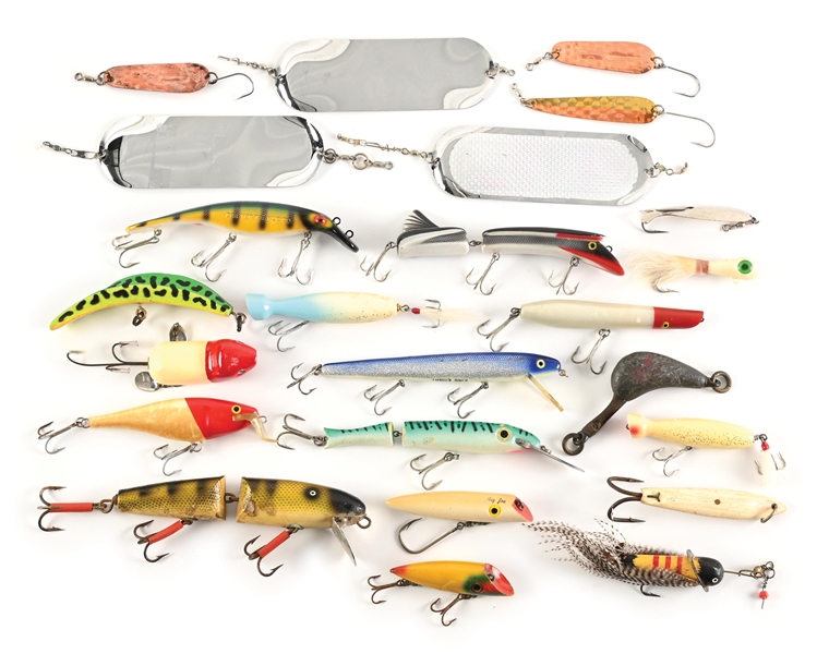 TWO DOZEN VINTAGE BAITS