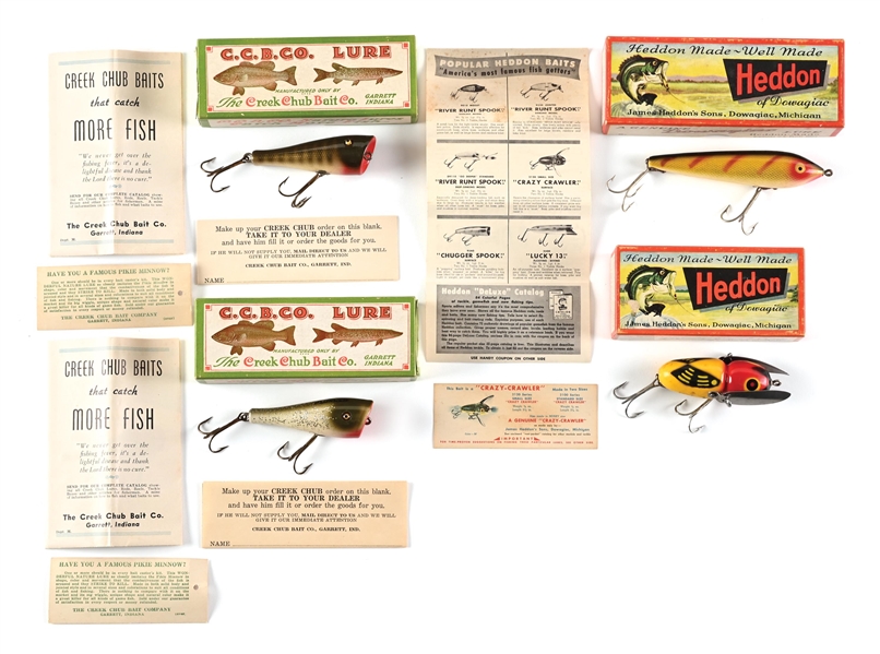 FOUR BOXED LURE COMBOS