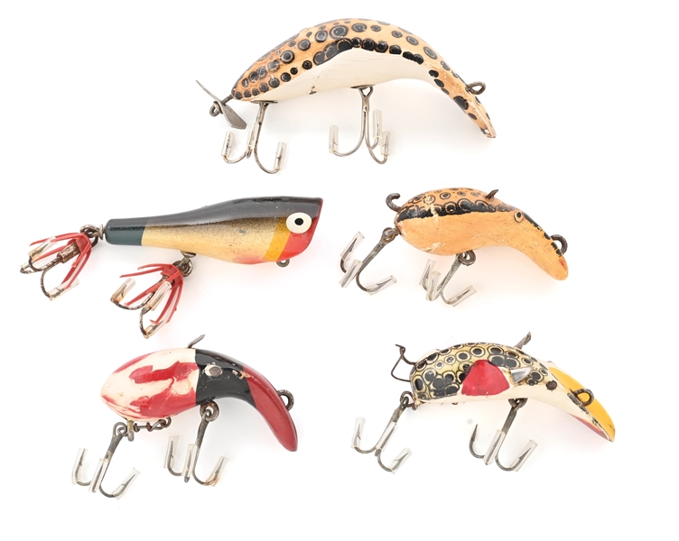 FIVE BUD STEWART LURES