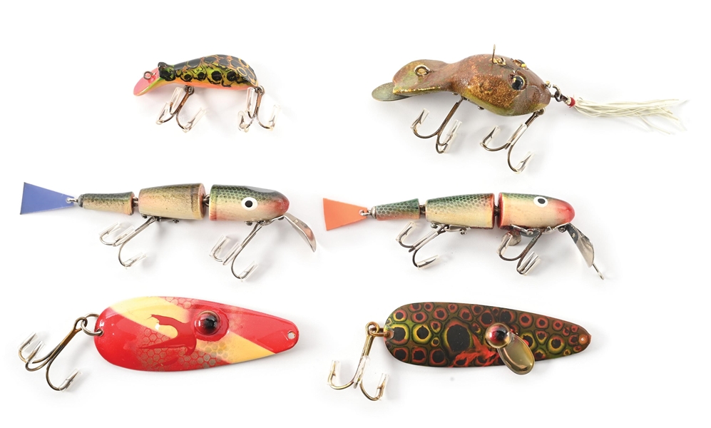 SIX BUD STEWART LURES