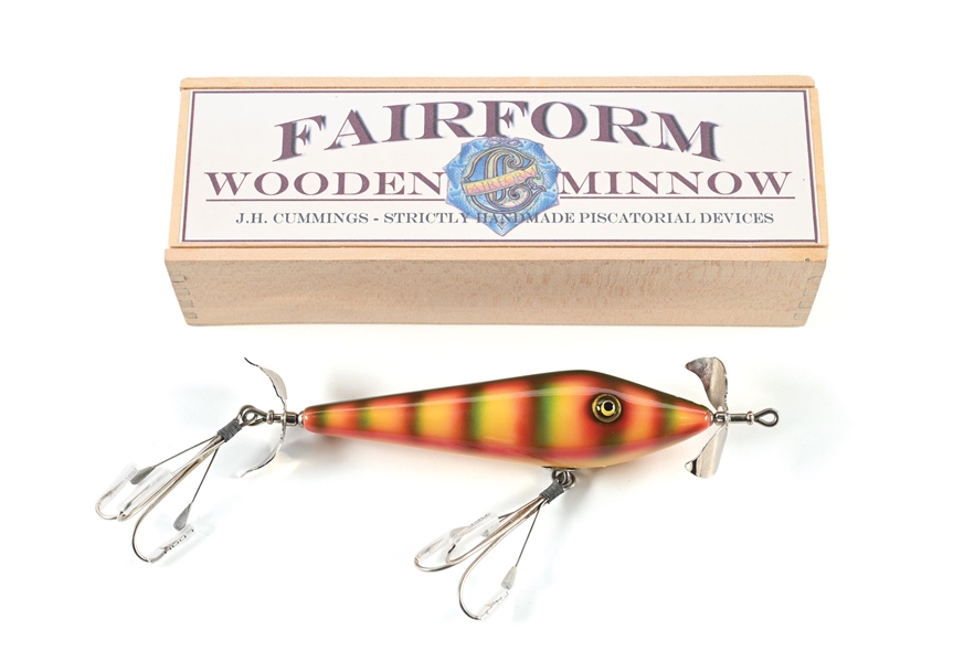JAN CUMMINGS MUSKY FLOATER WOODEN MINNOW