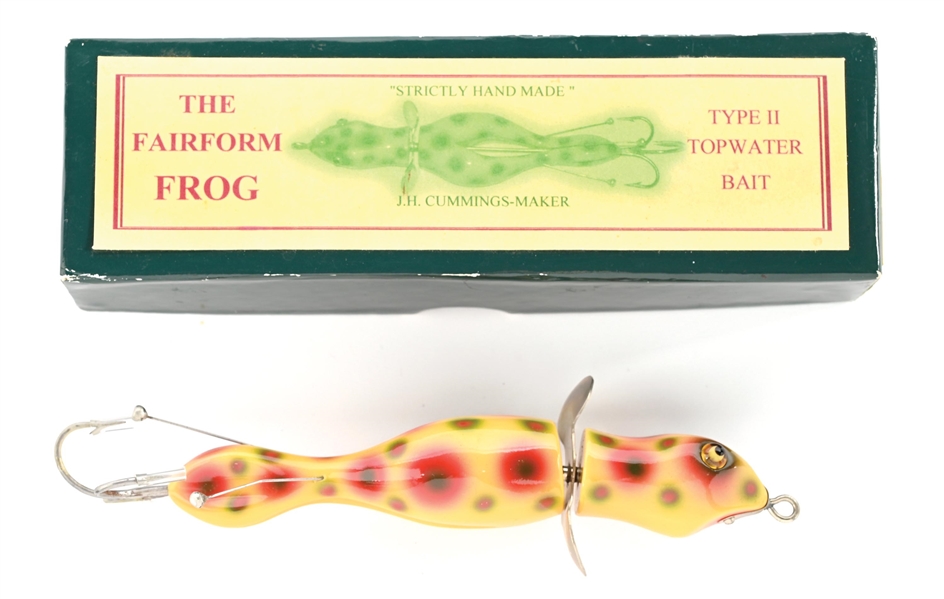 JAN CUMMINGS TYPE II TOPWATER FROG IN STRAWBERRY