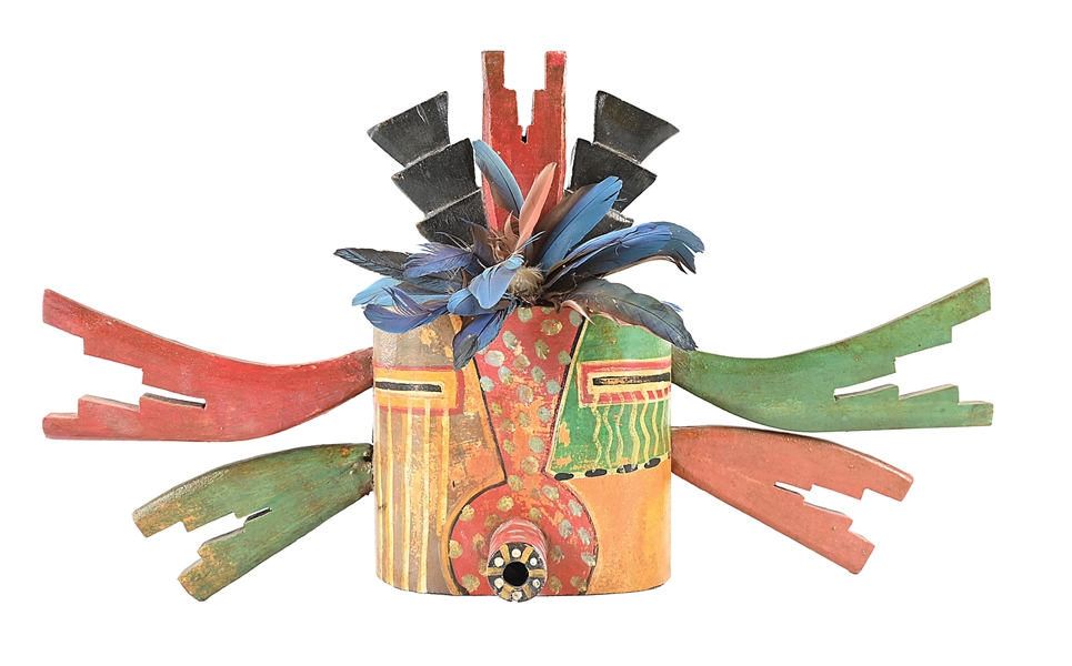 HOPI KACHINA (KATSINA) WOOD CARVING BY GREGORY LOMAYESVA