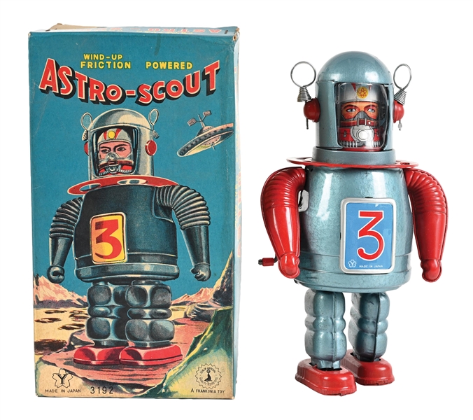ORIGINAL 1960S JAPANESE YONEZAWA ASTRO-SCOUT IN ORIGINAL BOX