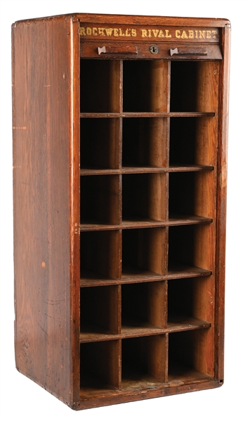 ROCKWELLS RIVAL WOODEN CABINET 