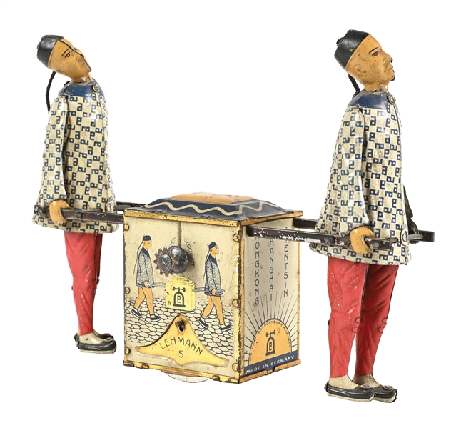 LEHMANN  EPL NO. 723 “KADI” MECHANICAL TEA-CHEST PORTER TOY.