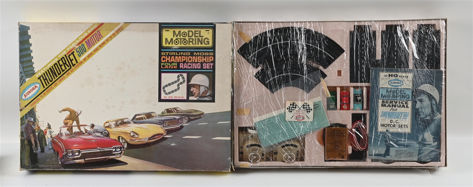 AURORA THUNDERJET 500 MOTOR HO SCALE STIRLING MOSS CHAMPIONSHIP RACING SET