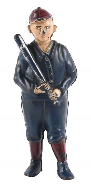  A.C. WILLIAMS CO., CAST-IRON BASEBALL PLAYER STILL BANK