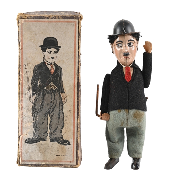 SCHUCO CHARLIE CHAPLIN CLOCKWORK WIND-UP FIGURE 
