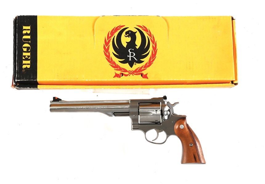 (M) RUGER REDHAWK .44 MAGNUM DOUBLE ACTION REVOLVER WITH BOX