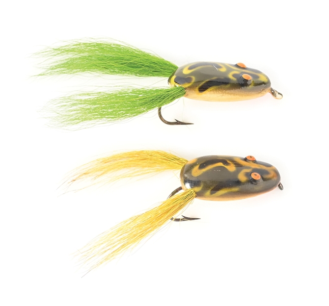 PAIR OF PAW PAW FLYROD FROGS