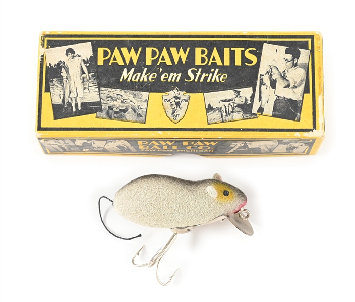 PAW PAW SUEDE FINISH MOUSE IN BOX